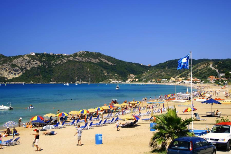 Dixtia Apartments Agios Georgios Pagon Bagian luar foto