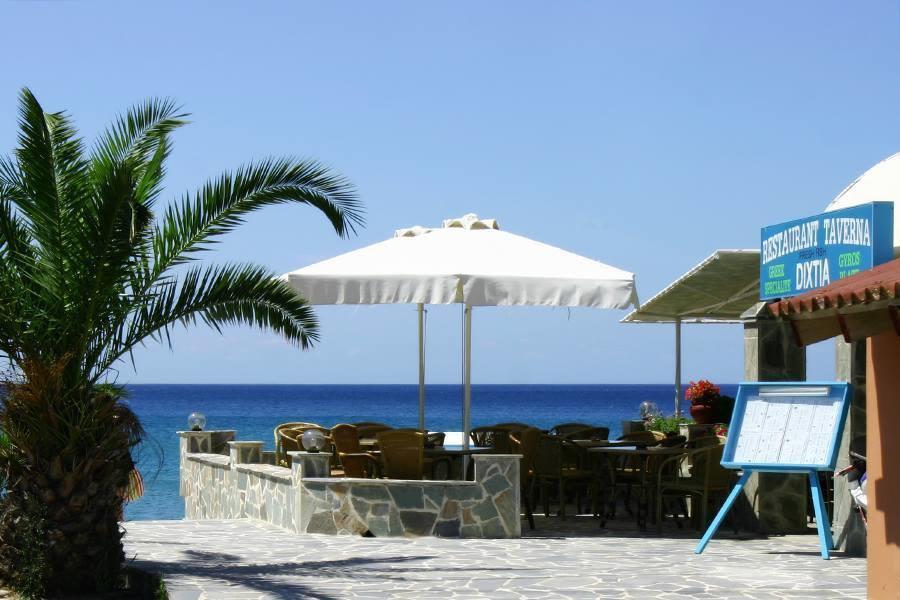 Dixtia Apartments Agios Georgios Pagon Bagian luar foto